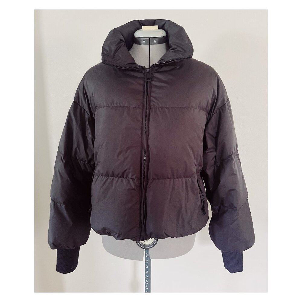 Orolay Puff-O Classics Sz XS Black Down Cropped Puffer Jacket